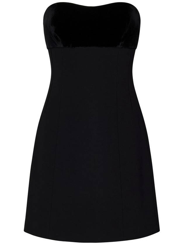 Tranny velvet short dress black - MAX MARA - BALAAN 2