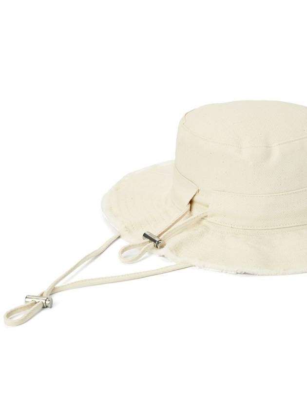 Le Bob Artichaut Bucket Hat Off White - JACQUEMUS - BALAAN 3