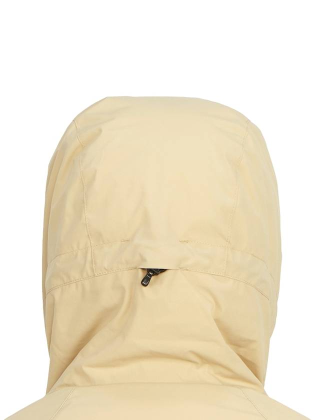 Pro-Tech Ribbed Hooded Jacket Beige - CP COMPANY - BALAAN 11