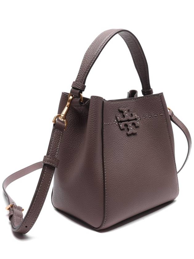 McGraw Small Tote Bag Brown - TORY BURCH - BALAAN 4