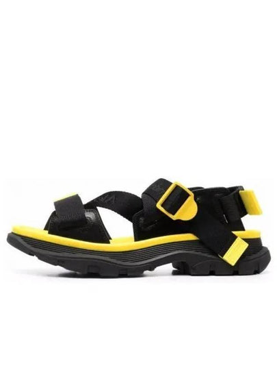 Tread Velcro Sandals Yellow Black - ALEXANDER MCQUEEN - BALAAN 2