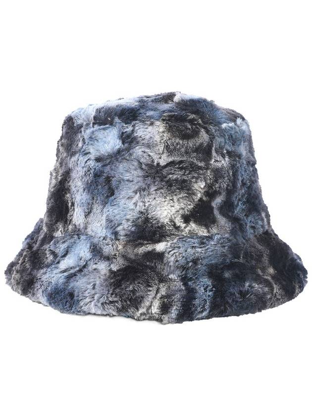 Navy Blue ECCOfur Bucket Hat - DILETTANTISME - BALAAN 5