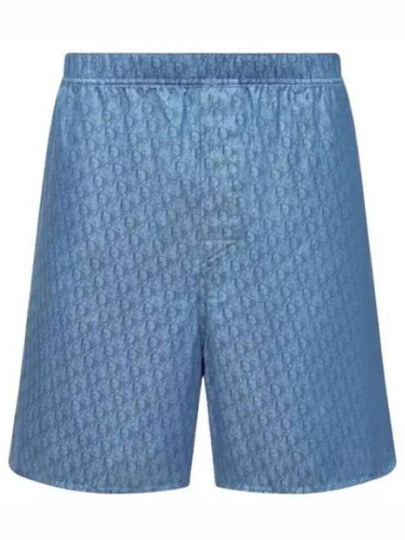 Oblique Shorts Blue - DIOR - BALAAN 2