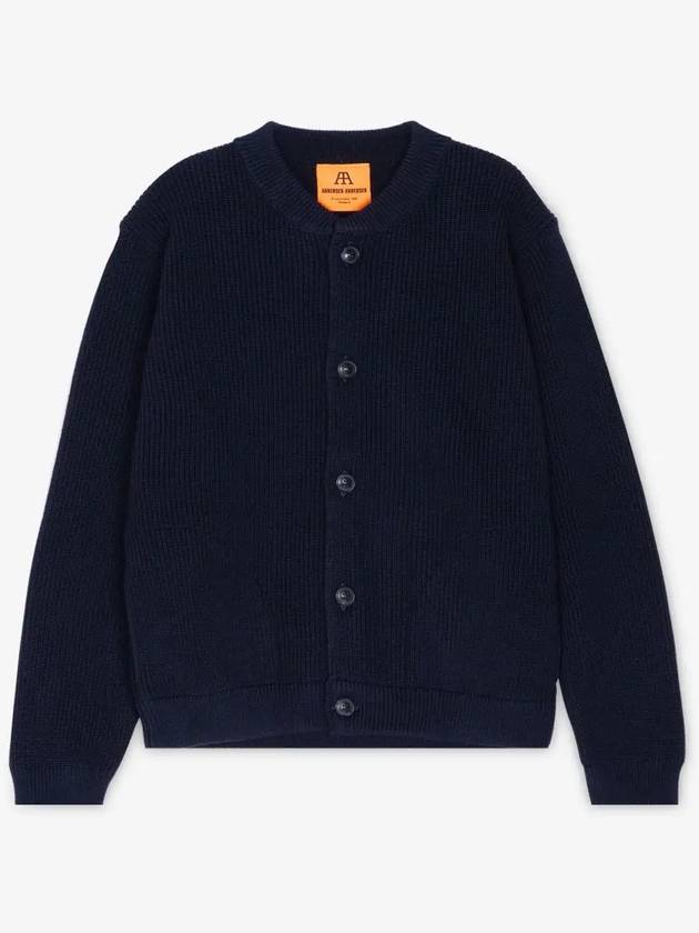 Skipper navy blue cardigan SKIPPER JACKET NAVY BLUE - ANDERSEN-ANDERSEN - BALAAN 2