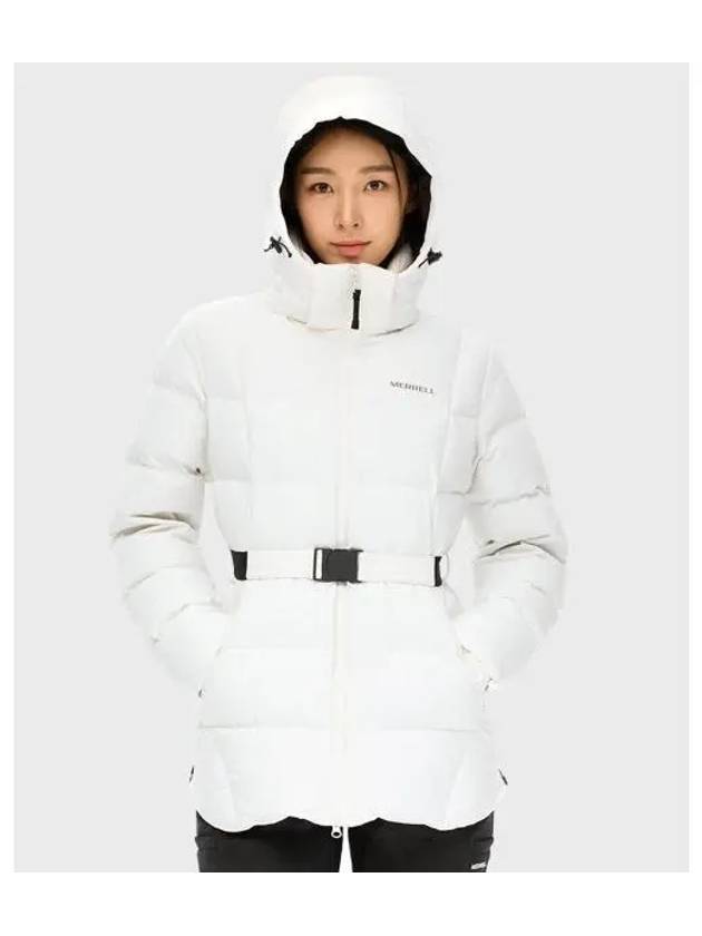 MERRELL WOMEN Belted Down Jacket IVORY - MERRYMOTIVE - BALAAN 1