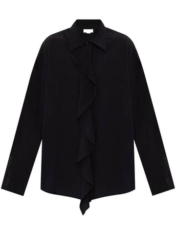 Victoria Beckham Asymmetric Ruffle Blouse Clothing - VICTORIA BECKHAM - BALAAN 1