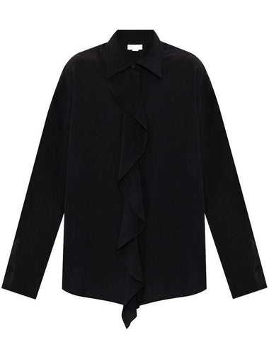 Victoria Beckham Asymmetric Ruffle Blouse Clothing - VICTORIA BECKHAM - BALAAN 1