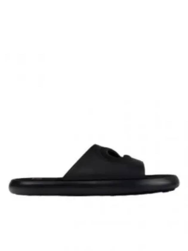 Twins Textile Leather Slide Slipper Black - CAMPER - BALAAN 2