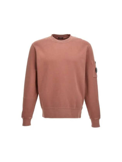 Brushed Emerized Fleece Lens Sweatshirt Cedar Wood - CP COMPANY - BALAAN 2