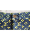 Denim Rainbow Monogram Shorts 34 - LOUIS VUITTON - BALAAN 3