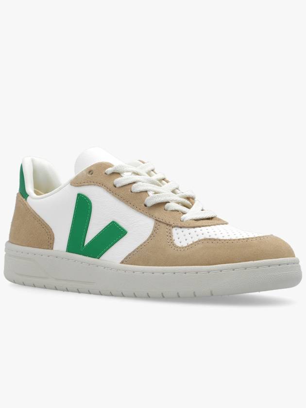 Veja ‘V-10 Chromefree Leather’ Sneakers, Men's, White - VEJA - BALAAN 4