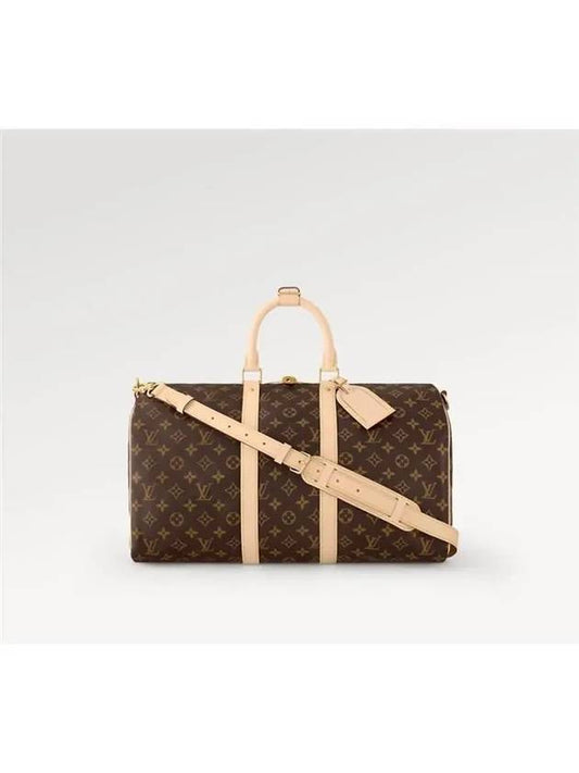 Keepall Bandouliere Monogram Duffel Bag Brown - LOUIS VUITTON - BALAAN 2