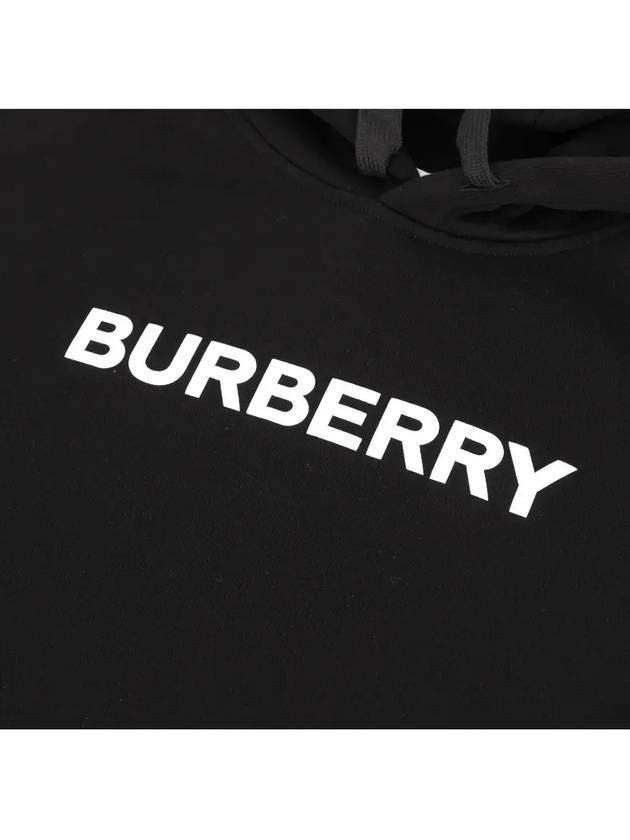 Front Logo Print Sweatshirt Black - BURBERRY - BALAAN 4