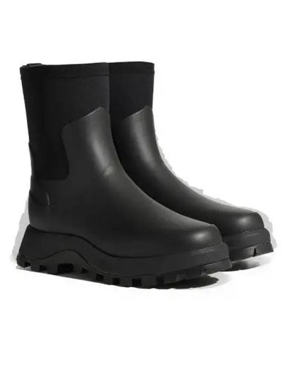 Women City Explorer Short Neoprene Rain Boots Black - HUNTER - BALAAN 2