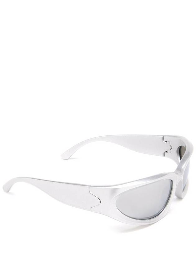 Eyewear Swift Acetate Oval Frame Sunglasses Silver - BALENCIAGA - BALAAN 3