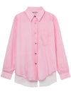 Apron Cotton Silk Shirt Pink - OUR LEGACY - BALAAN 1