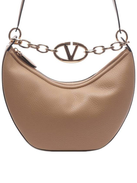 Women s V Logo Moon Small Tote Shoulder Bag 5W2B0Q42 JDK GH9 24F - VALENTINO - BALAAN 2