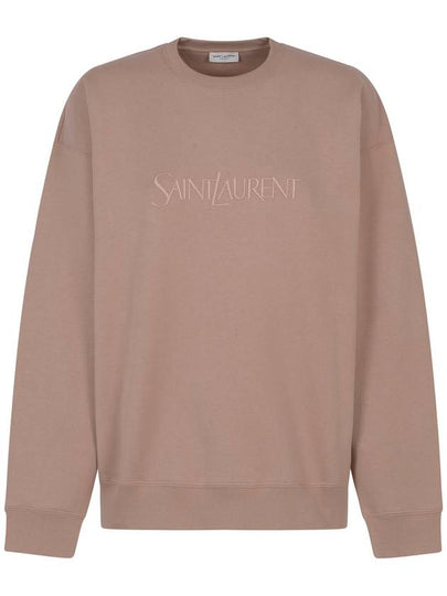 hooded sweatshirt 802001 Y36SW 9950 NUDE ROSE - SAINT LAURENT - BALAAN 2