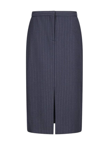 PINSTRIPED MIDI SKIRT - CALVIN KLEIN - BALAAN 1