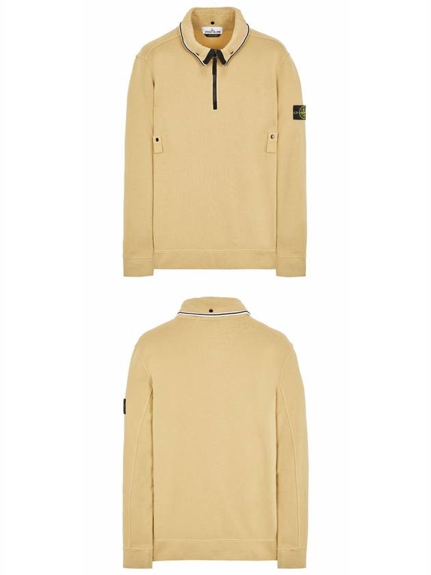 Men's Logo Wappen Sweatshirt Beige - STONE ISLAND - BALAAN 5