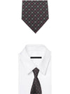 GG Dot Pattern Silk Tie Red White Black - GUCCI - BALAAN 3