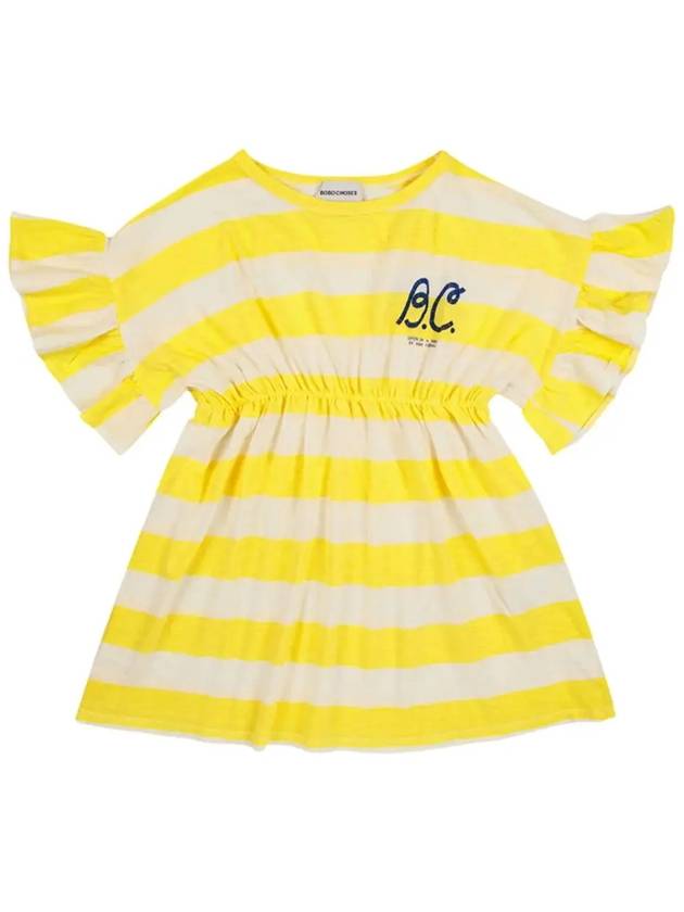 Kids Striped Ruffle One Piece 123AC124 720 - BOBO CHOSES - BALAAN 1