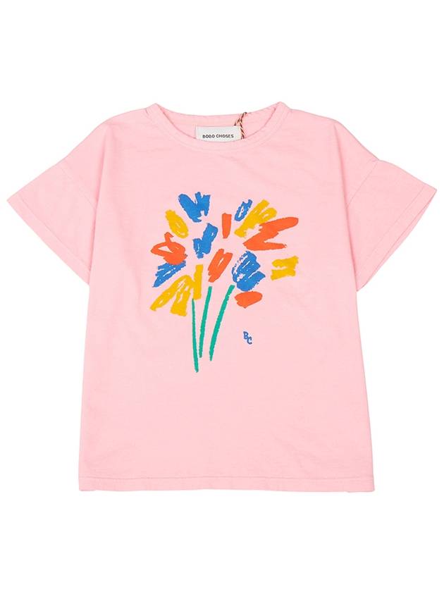 Kids short sleeve t shirt 124AC006 510 - BOBO CHOSES - BALAAN 1