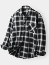 Tartan check shirt black - INDUST - BALAAN 3