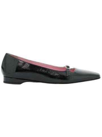 Emily Naplock Leather Flat Black - CAREL - BALAAN 1