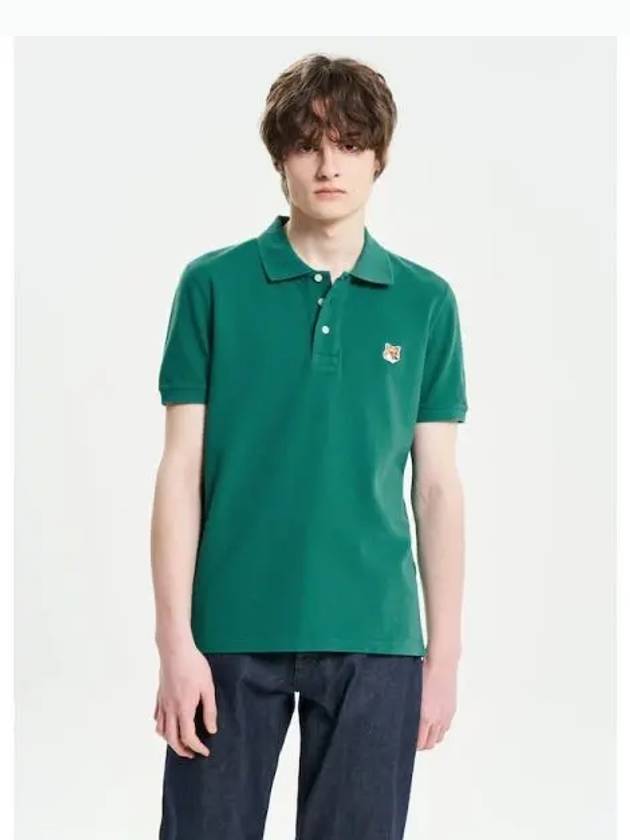 Men s Foxhead Patch Regular Polo T shirt Fine Domestic Product - MAISON KITSUNE - BALAAN 1