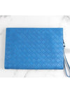 Bottega Veneta Clutch Blue - BOTTEGA VENETA - BALAAN 3