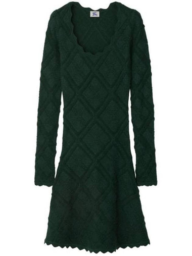 Midi One Piece 38662438 8084712 B7325 GREEN - BURBERRY - BALAAN 1