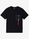 Men's Mojave Cotton Jersey Short Sleeve T-Shirt Black - PARAJUMPERS - BALAAN 3