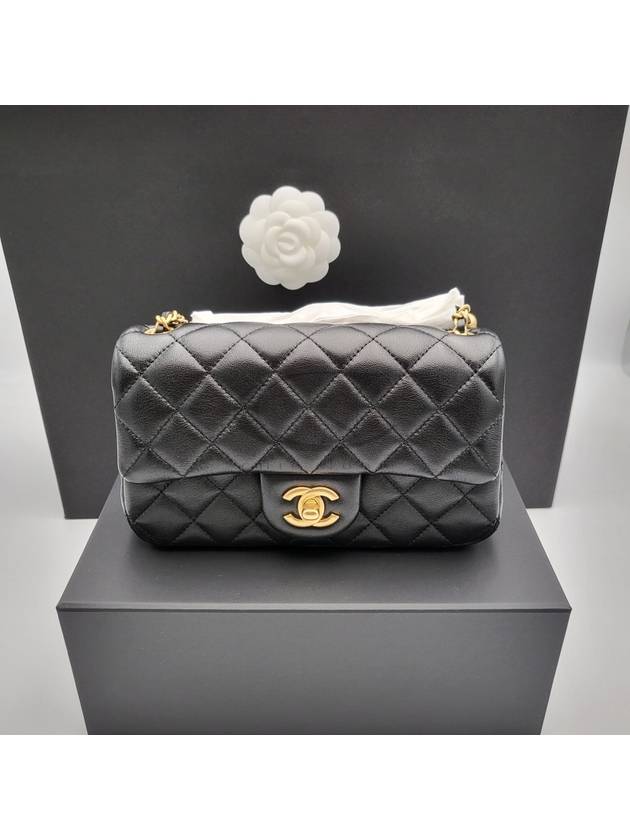 Classic New Mini Gold Ball Women s Cross Bag Black Lambskin AS1787 - CHANEL - BALAAN 3