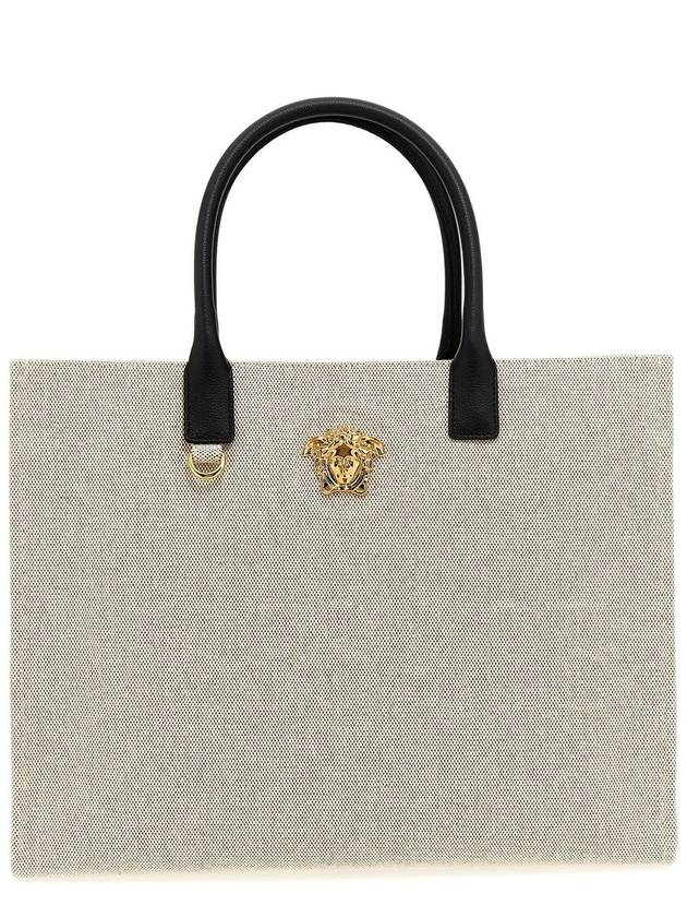 gold Medusa canvas tote bag beige - VERSACE - BALAAN 2