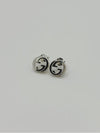 Interlocking Earrings Silver 92 5 YBD356289001 - GUCCI - BALAAN 1