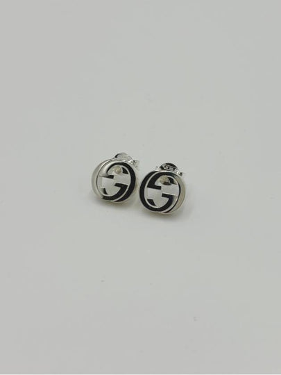 Interlocking G Earrings Silver - GUCCI - BALAAN 2