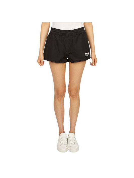 Women's Logo Print Shorts Black - GOLDEN GOOSE - BALAAN 2