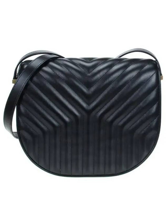 Joan Satchel Quilted Shoulder Bag Black - SAINT LAURENT - BALAAN.