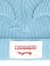 Charles Jeffrey Loverboy Ribbed Knit Chunky Ear Wool Beanie Blue - CHARLES JEFFREY LOVERBOY - BALAAN 2