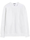 Stretch Fleece Crew Neck Sweatshirt White - CP COMPANY - BALAAN 2