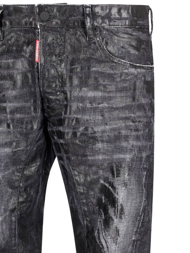 Coating Tidy Biker Jeans Black - DSQUARED2 - BALAAN 4