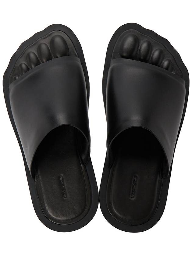 Leather Slippers Black - BALENCIAGA - BALAAN 6