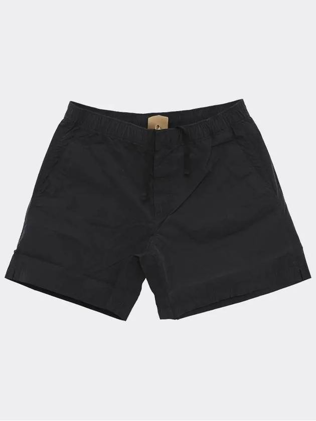 Back Pocket Cotton Blend Shorts Black - TEN C - BALAAN 4