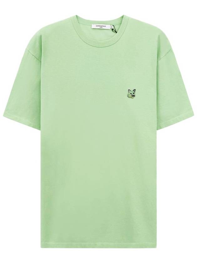 Tonal Fox Head Patch Regular Short Sleeve T-Shirt Mint - MAISON KITSUNE - BALAAN 2