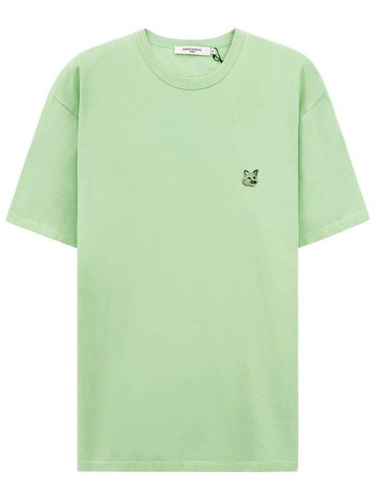 Tonal Fox Head Patch Regular Short Sleeve T-Shirt Mint - MAISON KITSUNE - BALAAN 2