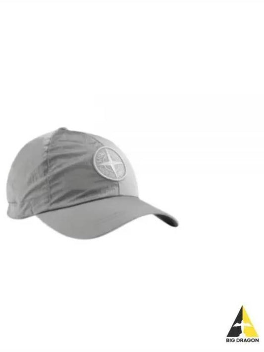 Nylon Logo Ball Cap Grey - STONE ISLAND - BALAAN 2