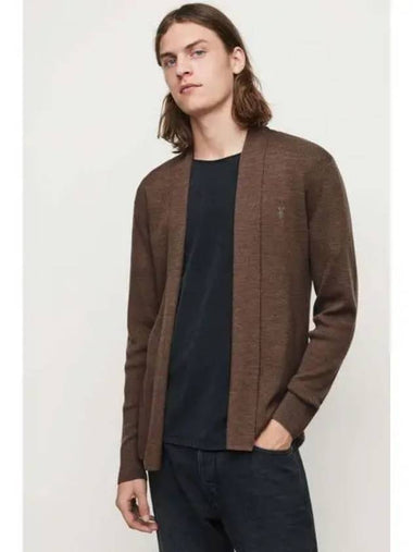 Mode Merino Open Cardigan MK070X 7814 Brown - ALLSAINTS - BALAAN 1