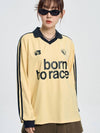 Bone Track Long Sleeve Football T Shirt Yellow - MOO - BALAAN 2