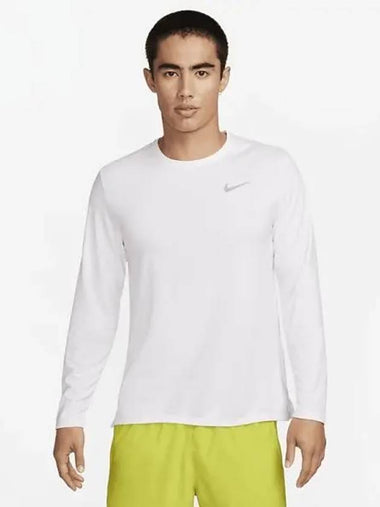 Mylar Men s Dry Fit UV Long Sleeve Running Top White FB7071 100 710133 - NIKE - BALAAN 1